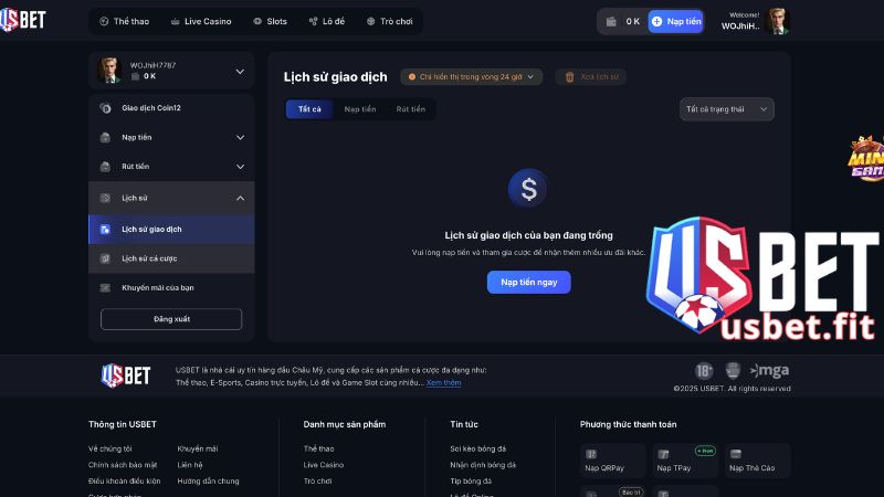 Những câu hỏi thường gặp về giao dịch nạp rút USBET