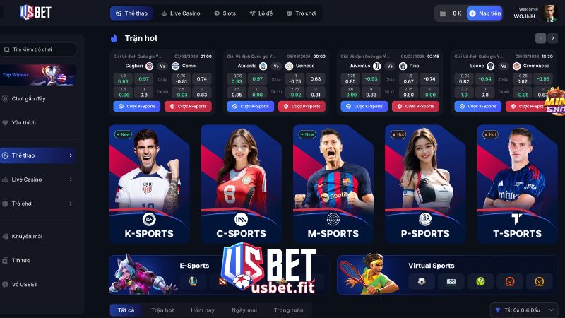 Điểm cộng của sảnh game thể thao USBET