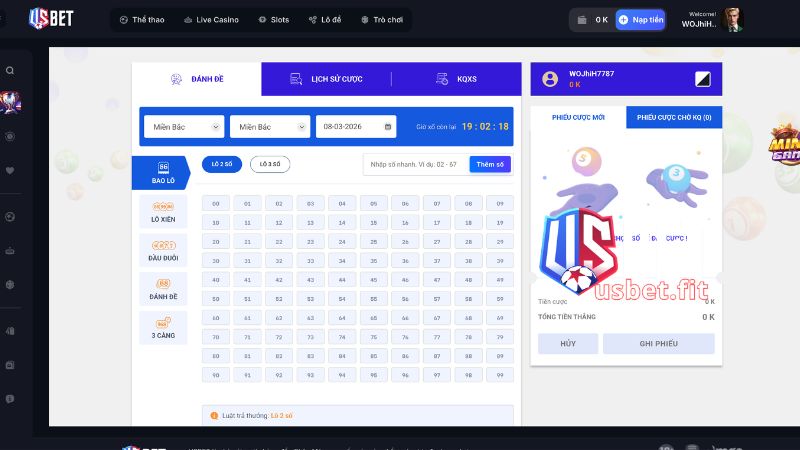 Điểm cộng lớn của lô đề USBET