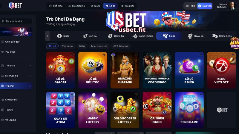 Những loại hình trong lô đề USBET