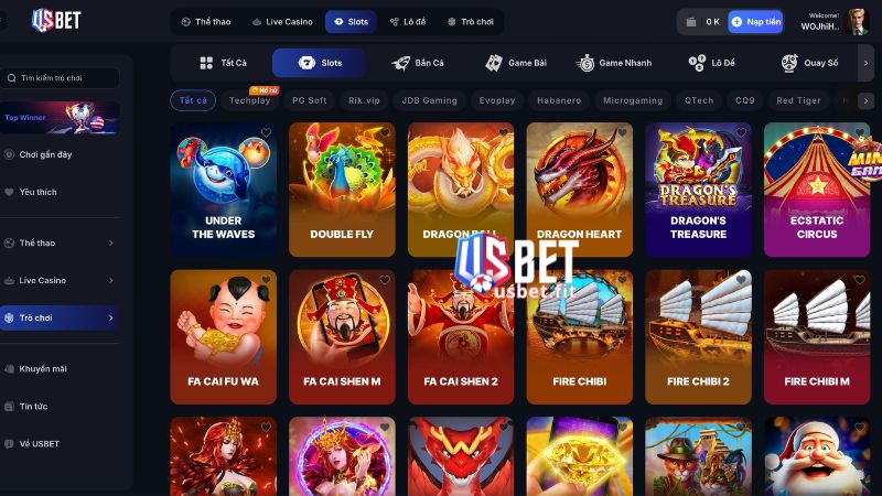 Siêu phẩm nên thử tại nổ hũ USBET