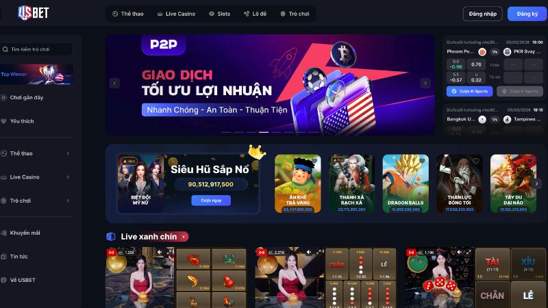 Ưu điểm vượt trội nhất của nhà cái USBET